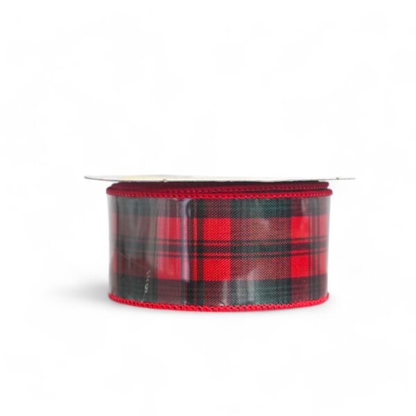 Cinta 1.5xYd Plaid Red/Emerald