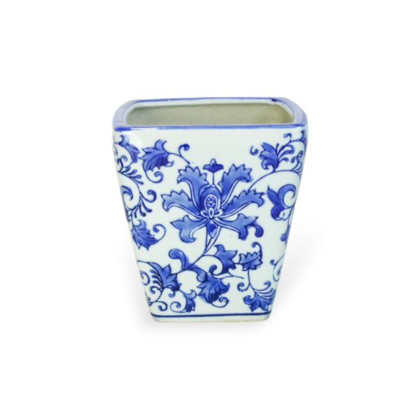 Chinoserie Vase Sq Pequeño