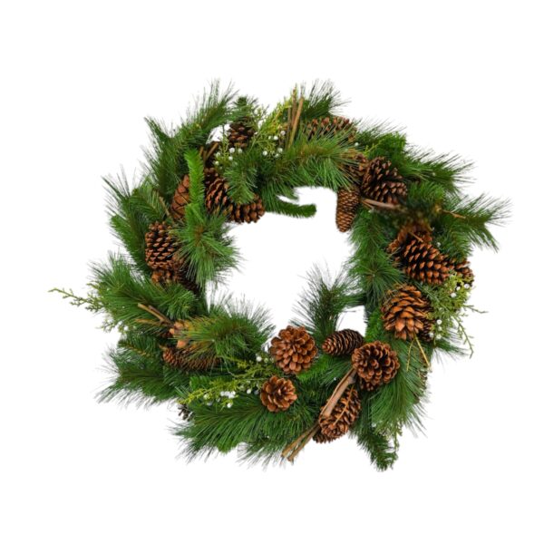 Cone/Juniper/ Mx Pine Wreath